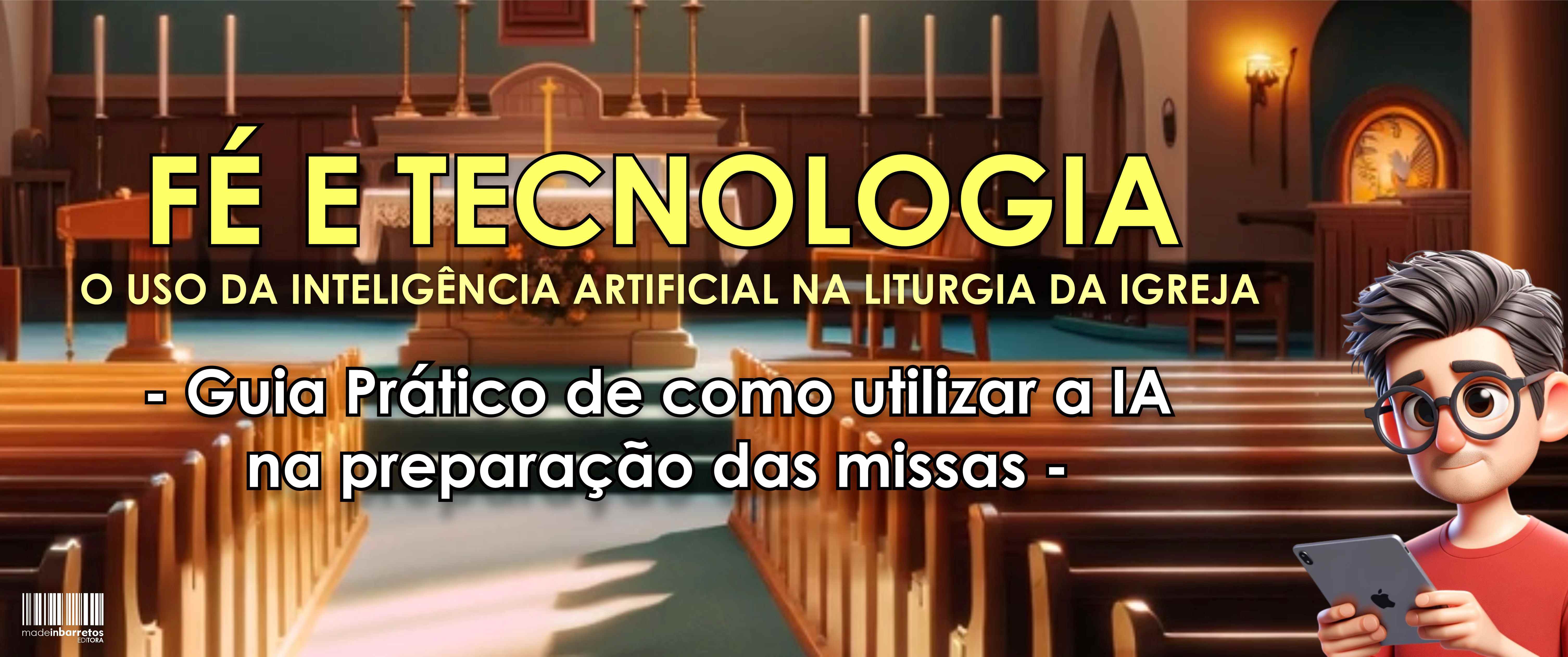 E-Book pioneiro apresenta um guia prático de como utilizar a Inteligência Artificial na preparação das celebrações litúrgicas